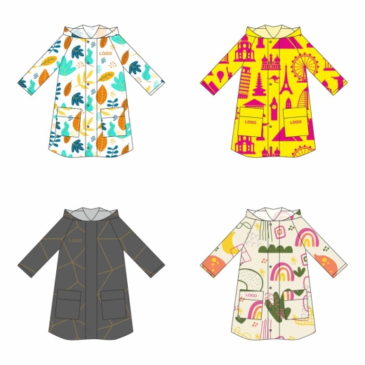 Изображение №1 | Дождевик классический RainCoat Premium на заказ, разноцветный, M/L