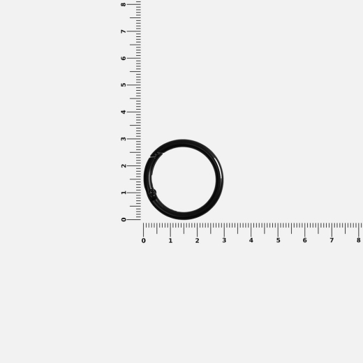 Изображение №4 | Карабин-кольцо Claus, L, черный