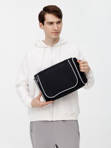 Изображение №9 | Сумка для обуви Equipex, черная с белым