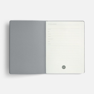 Изображение №9 | Ежедневник Doppio, недатированный, черный с серым