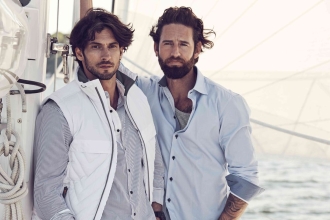 Изображение №5 | Рубашка мужская в полоску Reno, серая, размер S