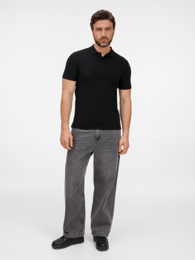 Изображение №9 | Рубашка поло унисекс Tervise, черная, размер S