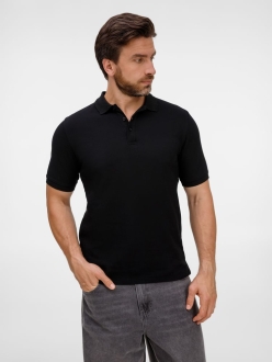 Изображение №1 | Рубашка поло унисекс Upswing, черная, размер S