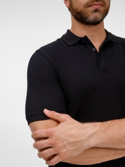 Изображение №8 | Рубашка поло унисекс Upswing, черная, размер S