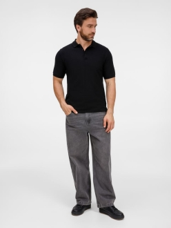 Изображение №9 | Рубашка поло унисекс Upswing, черная, размер S