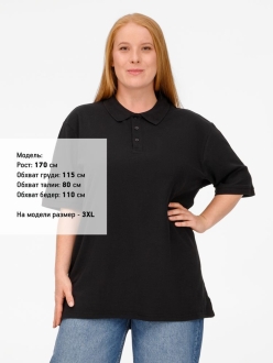Изображение №15 | Рубашка поло унисекс Upswing, черная, размер S