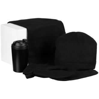 Изображение №1 | Набор Fleecy с термостаканом, черный