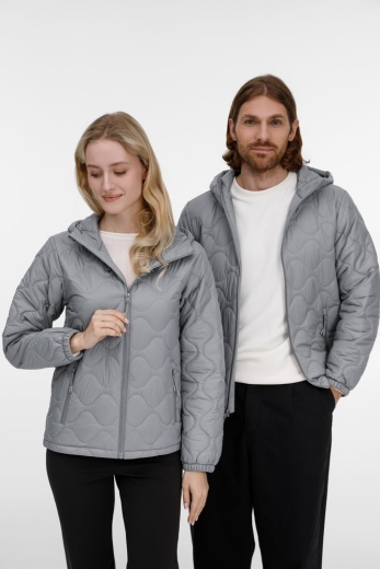 Изображение №16 | Куртка унисекс Tarnaby, светло-серая, размер S