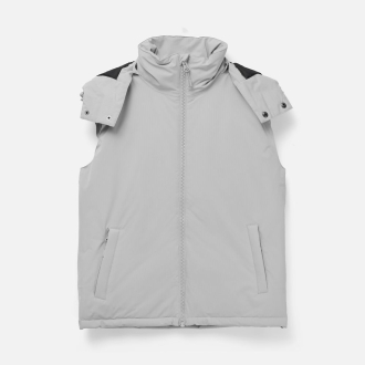 Изображение №2 | Жилет унисекс Sfera, светло-серый, размер S