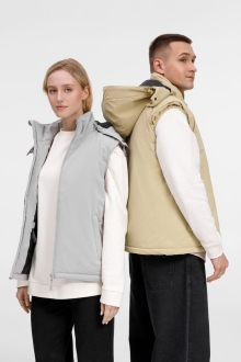 Изображение №22 | Жилет унисекс Sfera, светло-серый, размер S