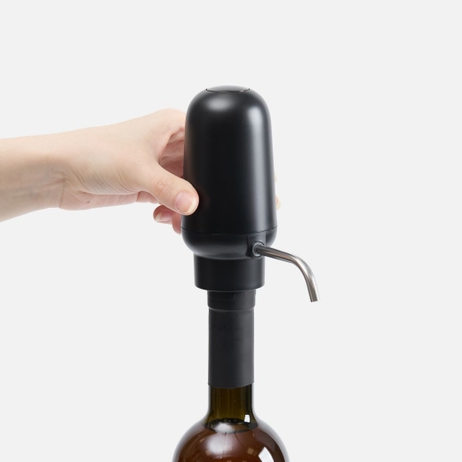 Изображение №7 | Электрический аэратор-дозатор для вина Lonks, черный