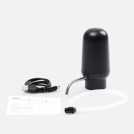 Изображение №8 | Электрический аэратор-дозатор для вина Lonks, черный