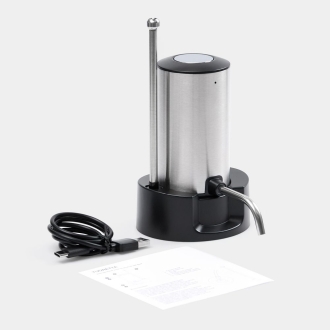 Изображение №10 | Электрический аэратор-дозатор для вина Tuoretta, серебристый