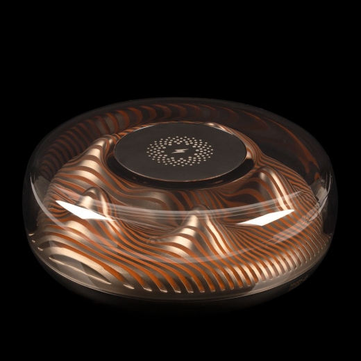 Изображение №1 | Станция беспроводной зарядки с подсветкой apexPoint ver.2, черная