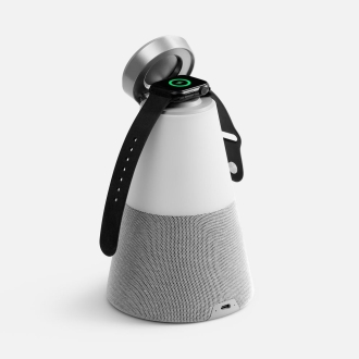 Изображение №3 | Bluetooth-колонка с беспроводной зарядкой и подсветкой Cone Sonance, серая