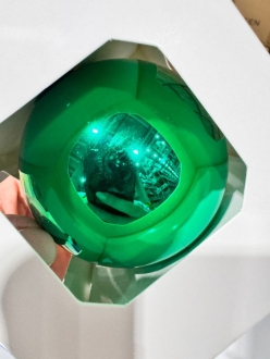 Изображение №3 | Оформительский шар Finery, 10 см, глянцевый зеленый