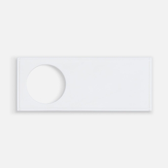 Изображение №1 | Лейбл из ПВХ с вырубкой «Круг», белый