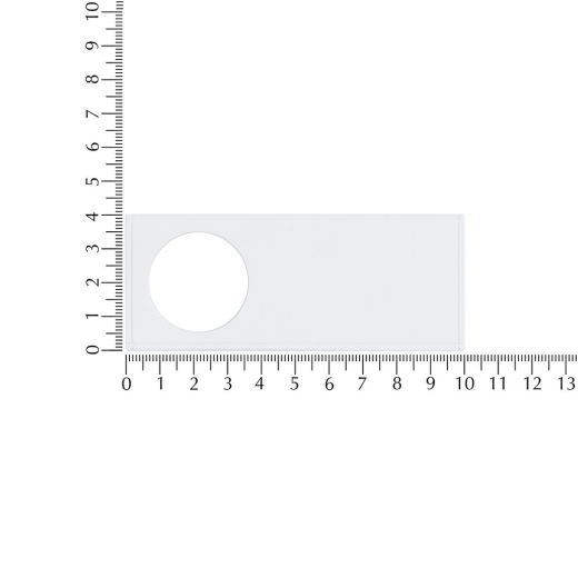 Изображение №3 | Лейбл из ПВХ с вырубкой «Круг», белый