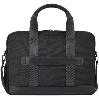 Изображение №2 | Сумка для ноутбука Santiago с кожаной отделкой, черная