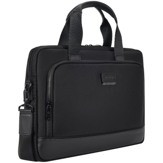 Изображение №3 | Сумка для ноутбука Santiago с кожаной отделкой, черная