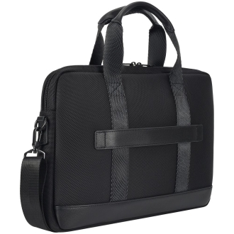 Изображение №4 | Сумка для ноутбука Santiago с кожаной отделкой, черная