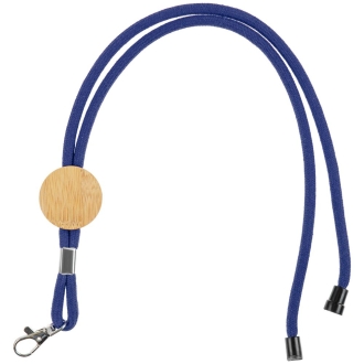 Изображение №1 | Шнурок для бейджа Tube Wood, синий