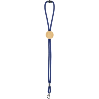 Изображение №6 | Шнурок для бейджа Tube Wood, синий
