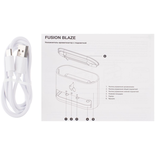 Изображение №10 | Настольный увлажнитель-ароматизатор Fusion Blaze, белый