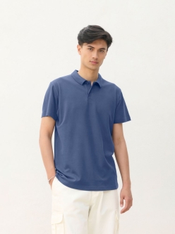 Изображение №4 | Рубашка поло унисекс Pulse, бежевая (льняная), размер S