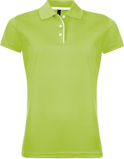 Изображение №1 | Рубашка поло женская Performer Women 180 зеленое яблоко, размер S