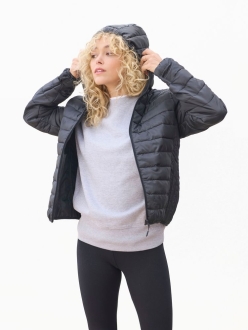 Изображение №6 | Куртка с капюшоном женская Stream Women, черная, размер S