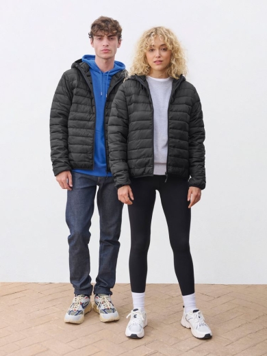 Изображение №7 | Куртка с капюшоном женская Stream Women, черная, размер S