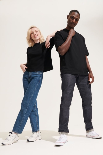 Изображение №7 | Футболка оверсайз женская Boxy Women, черная, размер XS