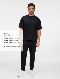 Изображение №5 | Футболка из бифлекса Morfiss, черная, размер XS/S