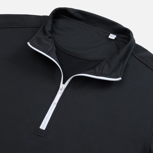 Изображение №6 | Свитшот на молнии из бифлекса Morfiss, черный, размер XS/S