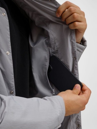 Изображение №12 | Куртка унисекс Veter, серая, размер XS/S