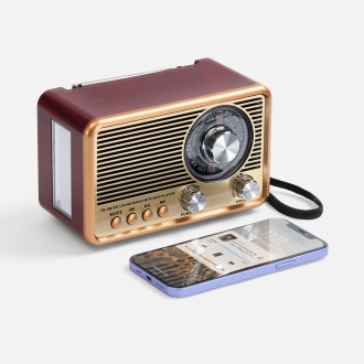 Изображение №3 | Bluetooth-колонка с радио Listenberg, коричневая