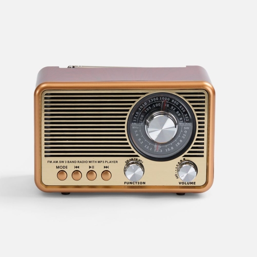 Изображение №4 | Bluetooth-колонка с радио Listenberg, коричневая