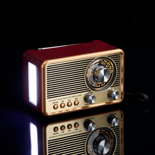 Изображение №9 | Bluetooth-колонка с радио Listenberg, коричневая