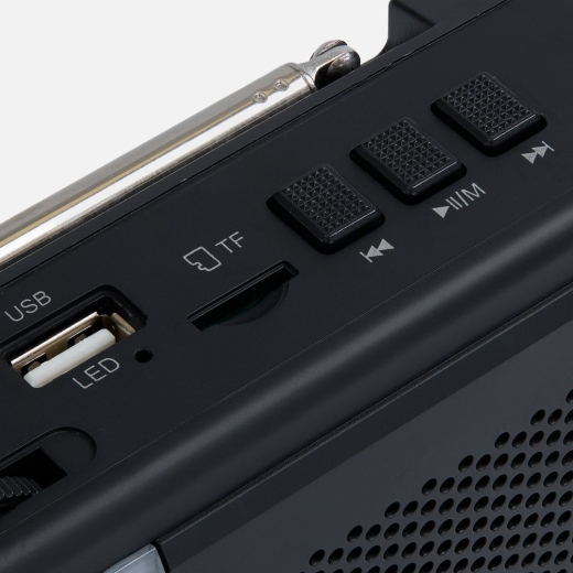 Изображение №7 | Bluetooth-колонка с радио Comradio, черная