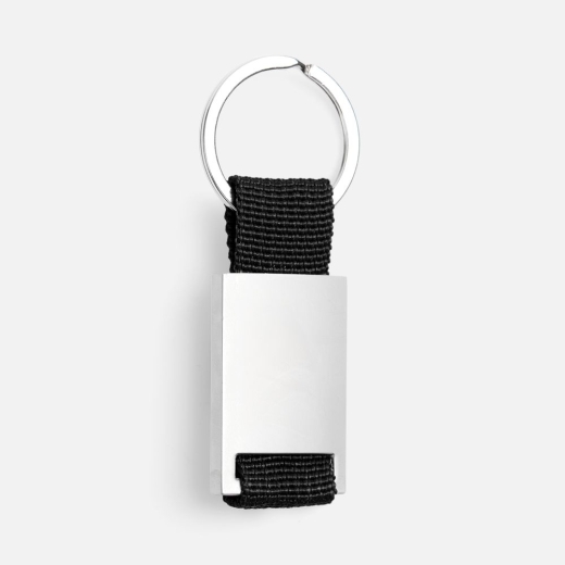 Изображение №1 | Брелок Inlet с тканевой вставкой, черный