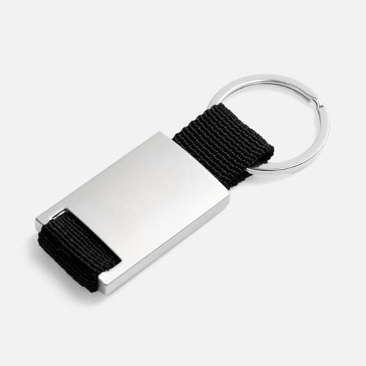 Изображение №3 | Брелок Inlet с тканевой вставкой, черный