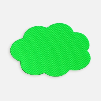 Изображение №1 | Наклейка тканевая Lunga Calum, L, зеленый неон