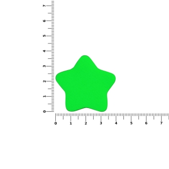 Изображение №2 | Наклейка тканевая Lunga Bial, M, зеленый неон