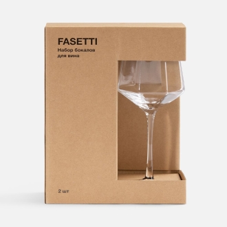 Изображение №1 | Набор из 2 бокалов для вина Fasetti