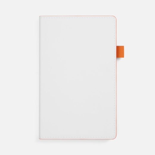 Изображение №1 | Ежедневник White Shall, недатированный, бело-оранжевый