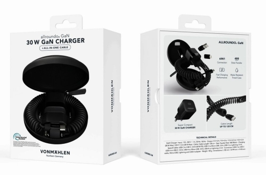 Изображение №8 | Зарядное устройство Vonmahlen Allroundo GaN, черное