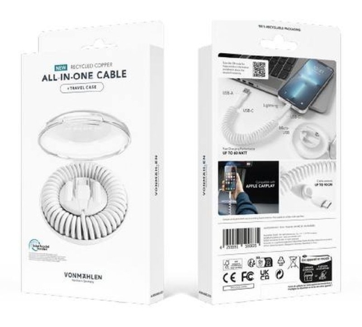 Изображение №7 | Кабель Vonmahlen Allroundo Eco для быстрой зарядки, черный