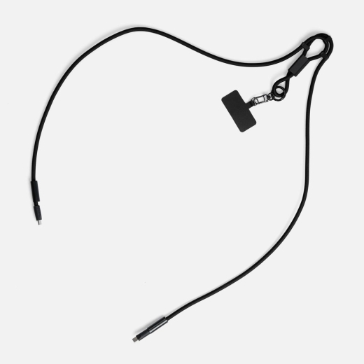 Изображение №3 | Кабель-ланьярд energyFlex Power Delivery 60 Вт, черный