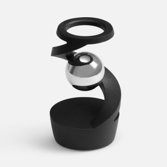 Изображение №1 | Настольный антистресс Mindflow, черный с серебристым